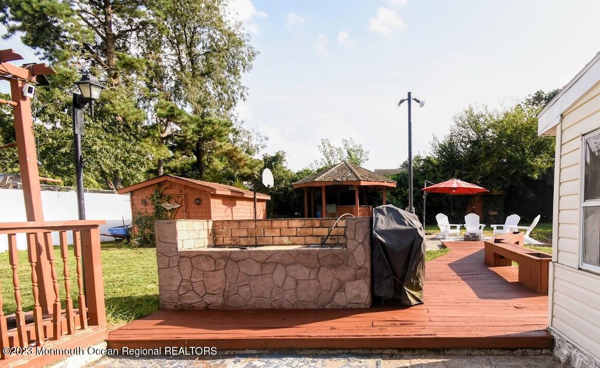 40 Alan Terrace Howell, NJ 07731 - Photo 43 of 48 a view of a roof deck with furniture