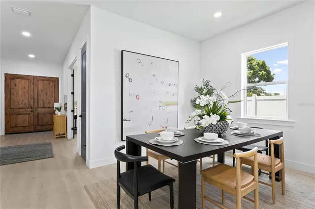 a view of a workspace with furniture