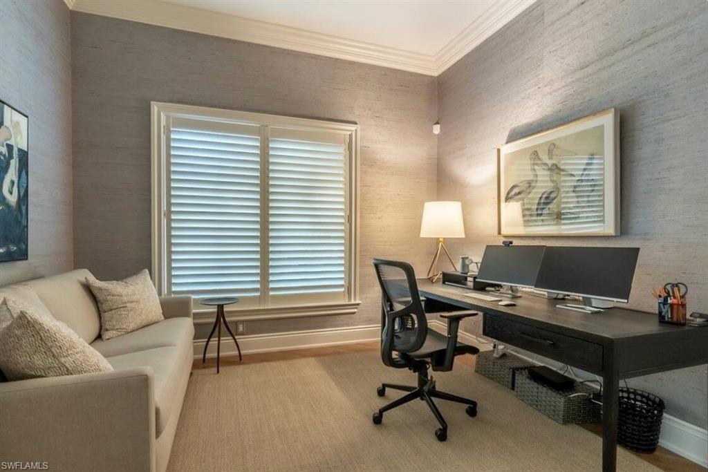 428 Rudder Road Naples, FL 34102 - Photo 6 of 49 a workspace with furniture and a window