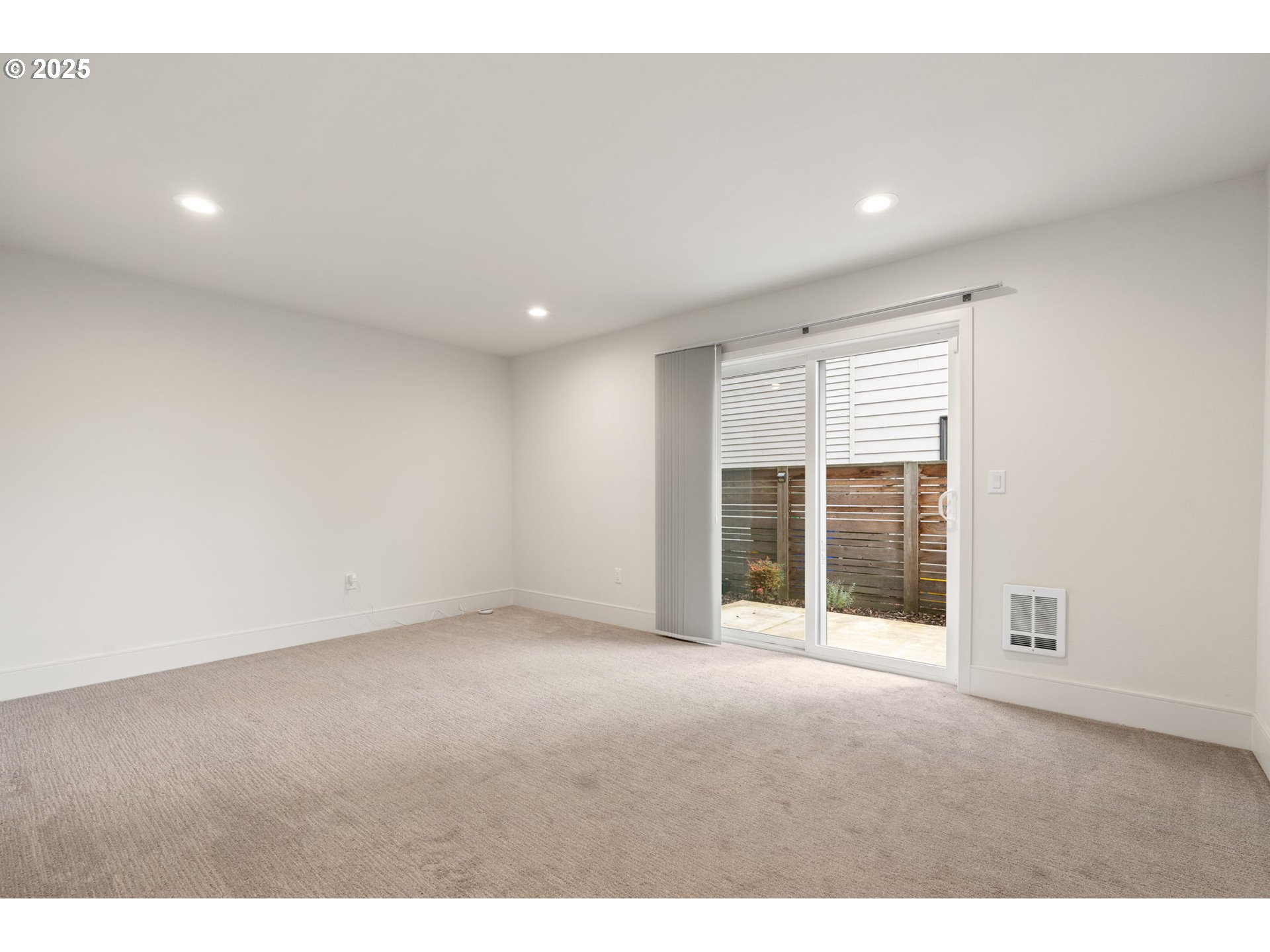 7204 Southeast Steele Street Portland, OR 97206 - Photo 25 of 37 a view of an empty room with a window
