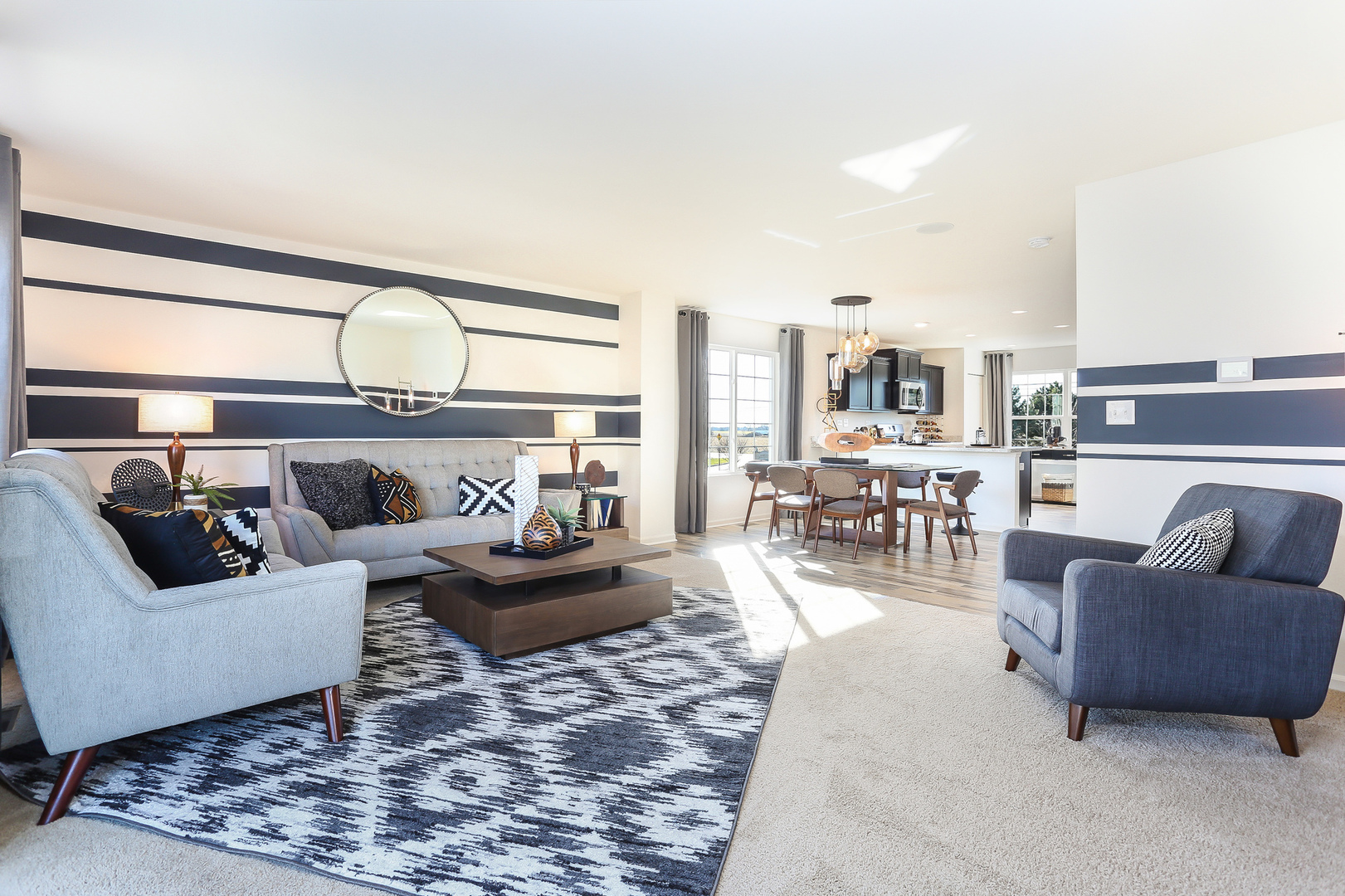 2472 Bella Drive, Unit 2575 Pingree Grove, IL 60140 - Photo 7 of 29 a living room with furniture and a couch