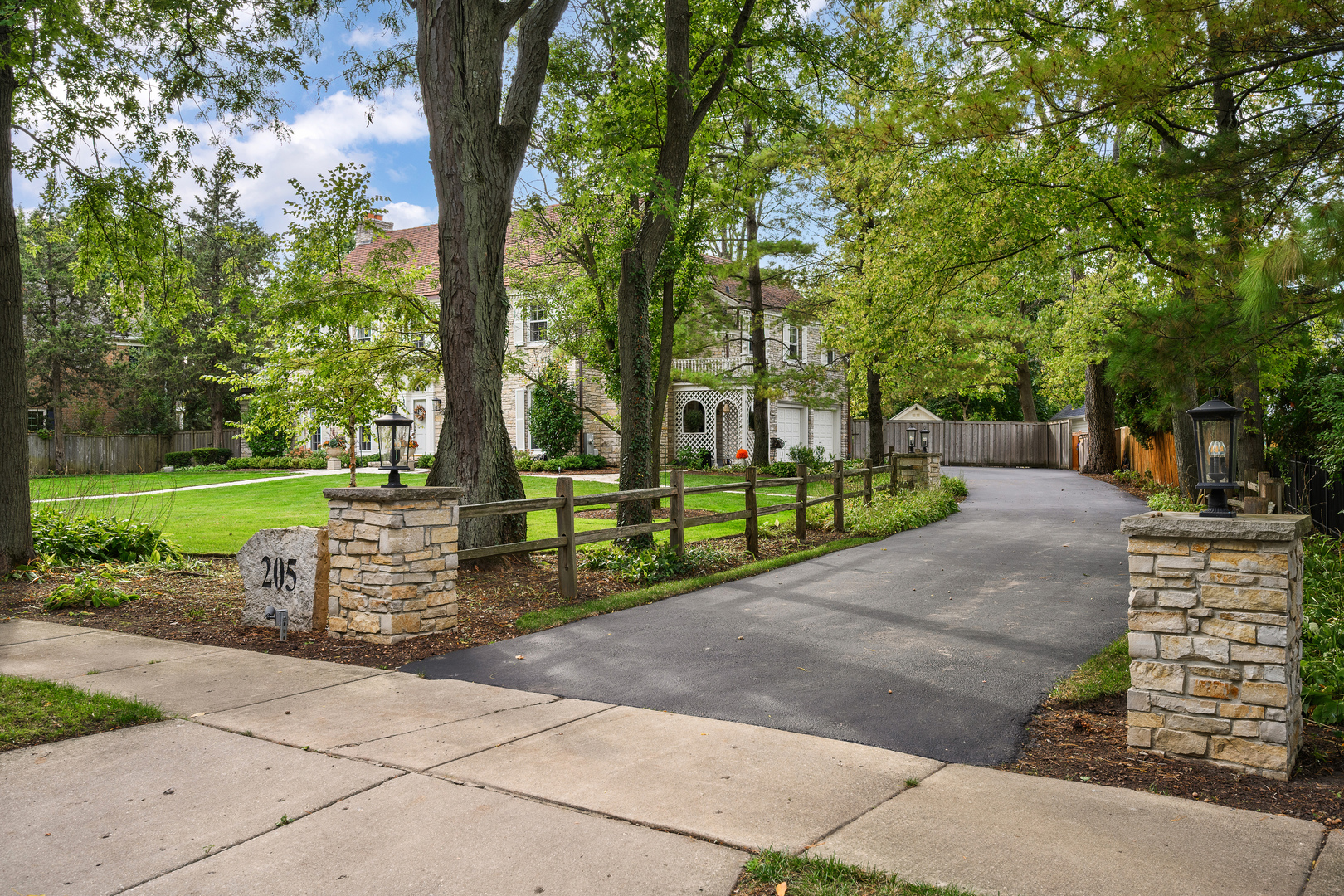 205 Scott Avenue Winnetka, IL 60093 - Photo 3 of 58 a view of a park with large trees