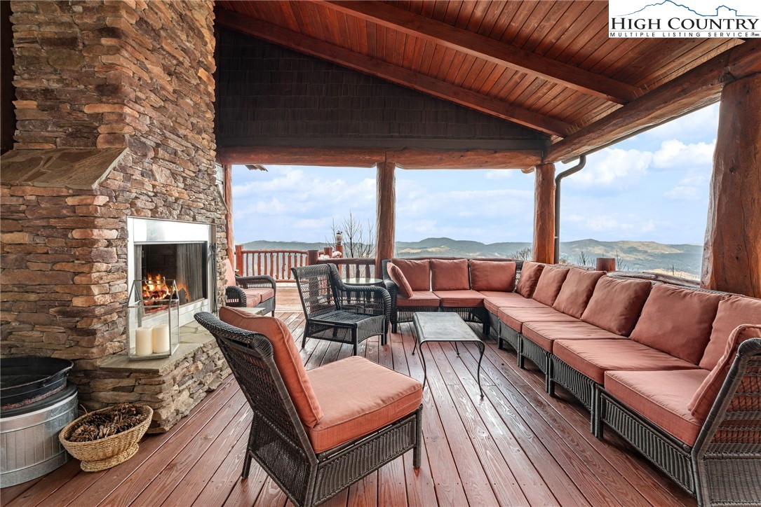 635 Acorn Road Zionville, NC 28698 - Photo 20 of 50 a outdoor living with furniture and garden view