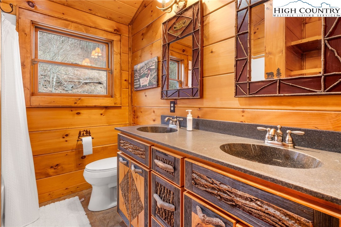 635 Acorn Road Zionville, NC 28698 - Photo 35 of 50 a bathroom with a sink a toilet and mirror