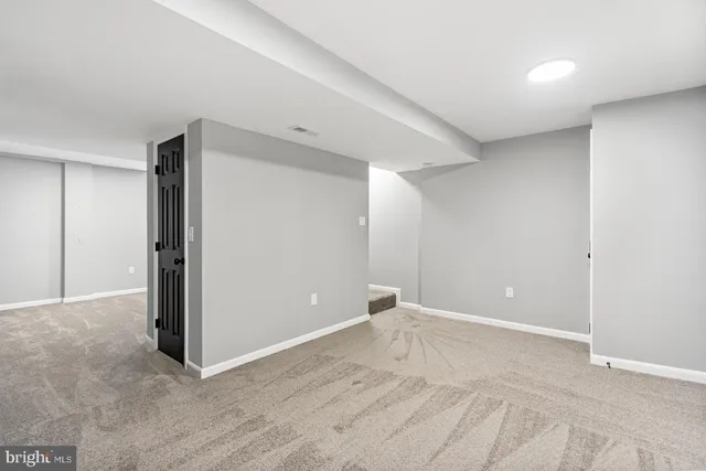 a view of an empty room