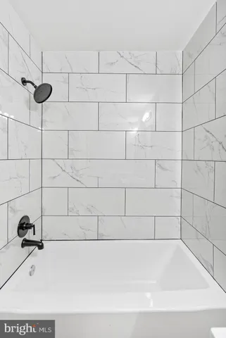 an empty room with closet