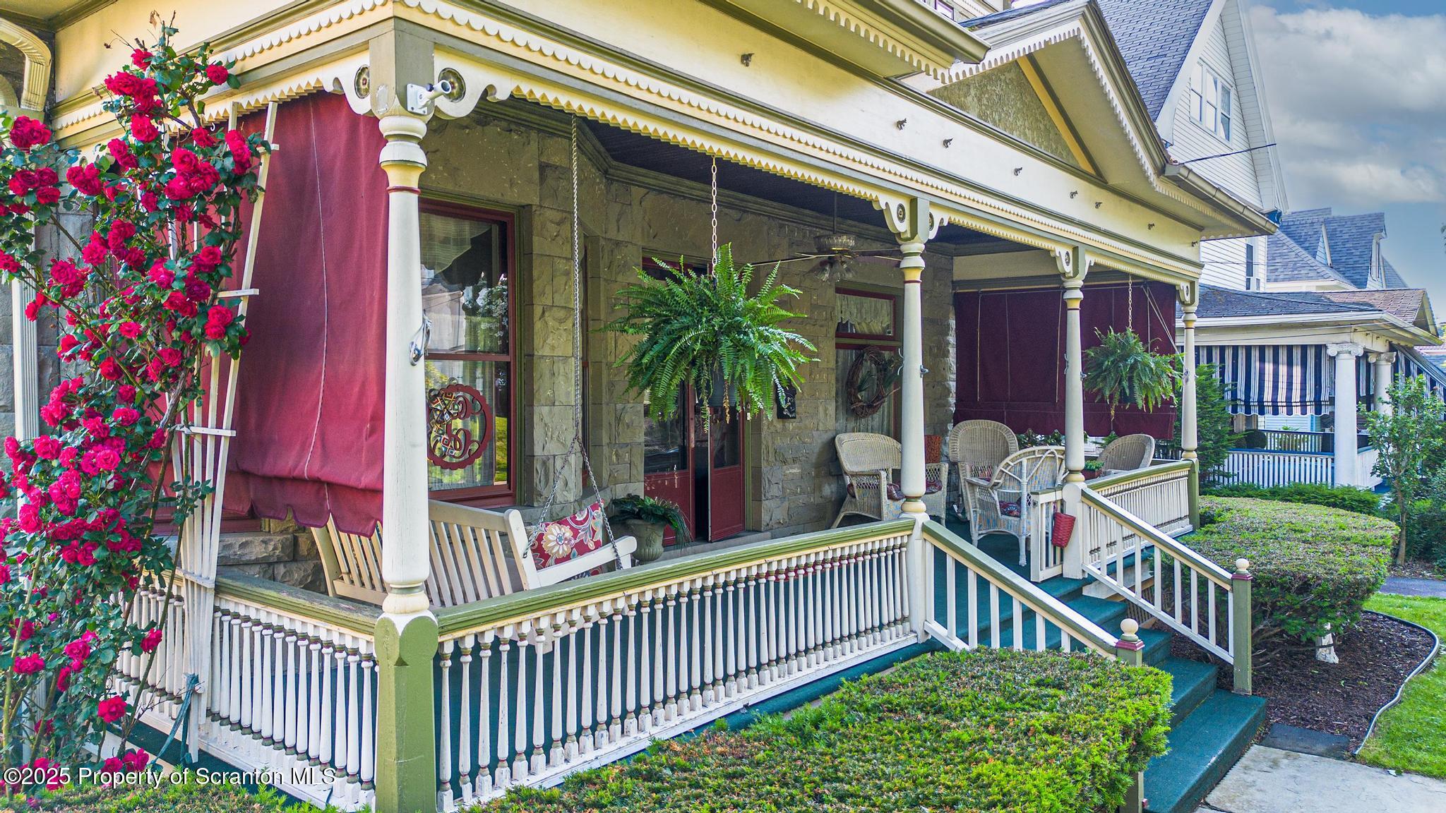 1012 Sunset Street Scranton, PA 18509 - Photo 3 of 46 a view of a house with fountain and a porch