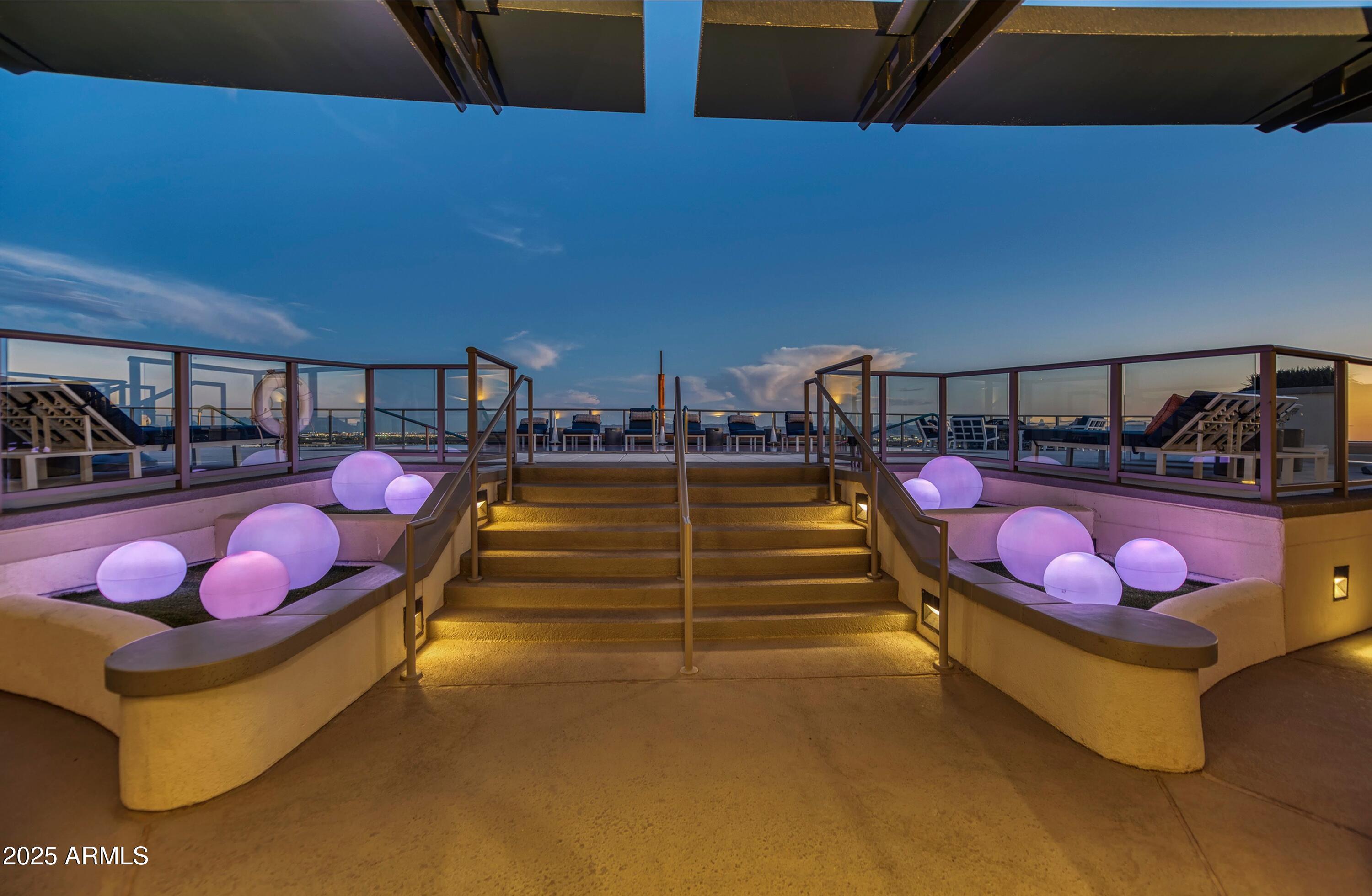 2211 East Camelback Road, Unit 201 Phoenix, AZ 85016 - Photo 35 of 42 ROOFTOP POOL ENTRY