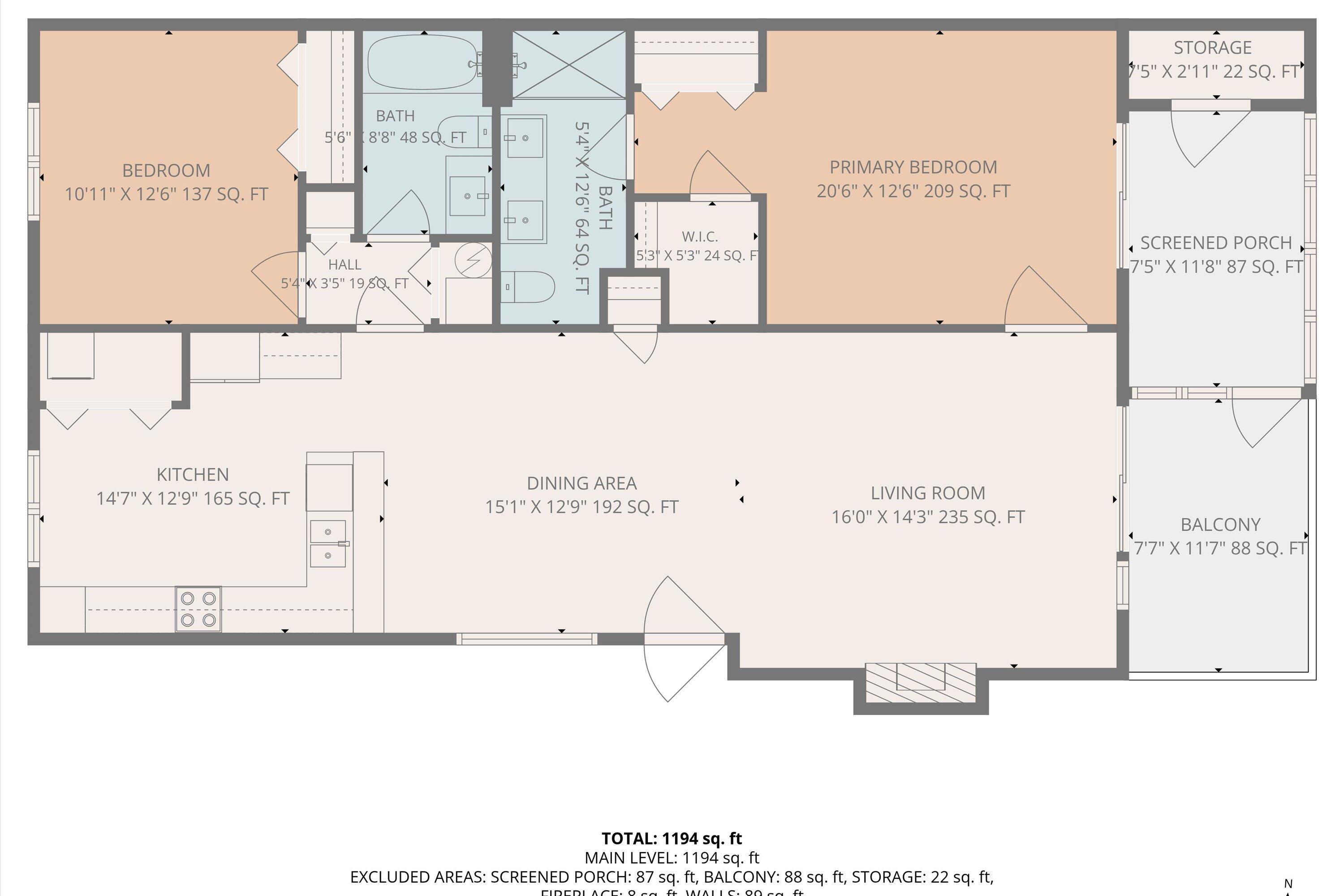 1137 Mariners Way, Unit 44 Huddleston, VA 24104 - Photo 50 of 50 54-Floor Plan