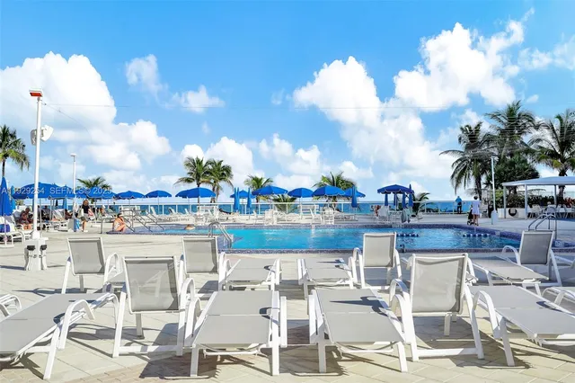 a view of a city with tall buildings