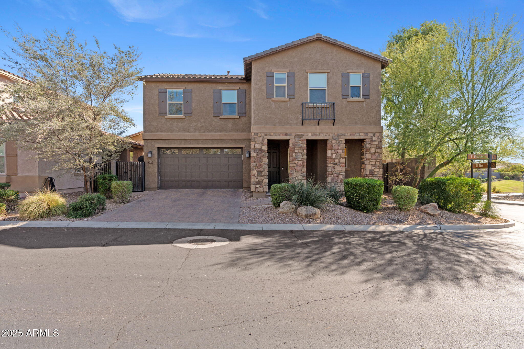 4635 East Patrick Lane Phoenix, AZ 85050 - Photo 1 of 34 Front Exterior with Desert Landscaping