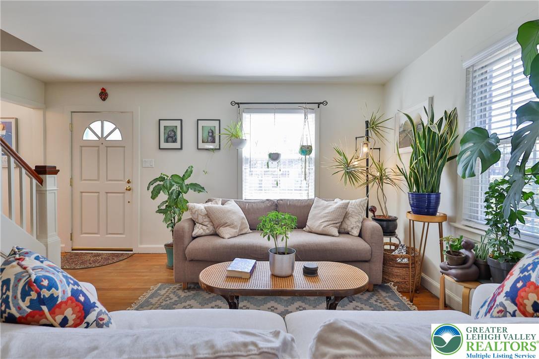 851 Media Street Bethlehem, PA 18017 - Photo 4 of 22 a living room with furniture and a potted plant