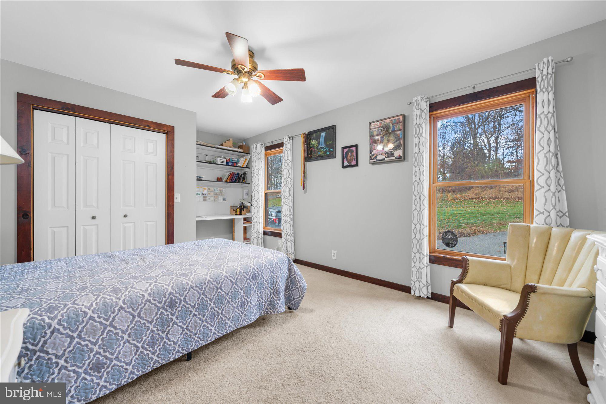 28 Highview Lane Mertztown, PA 19539 - Photo 19 of 57 a bedroom with a large bed and a couch