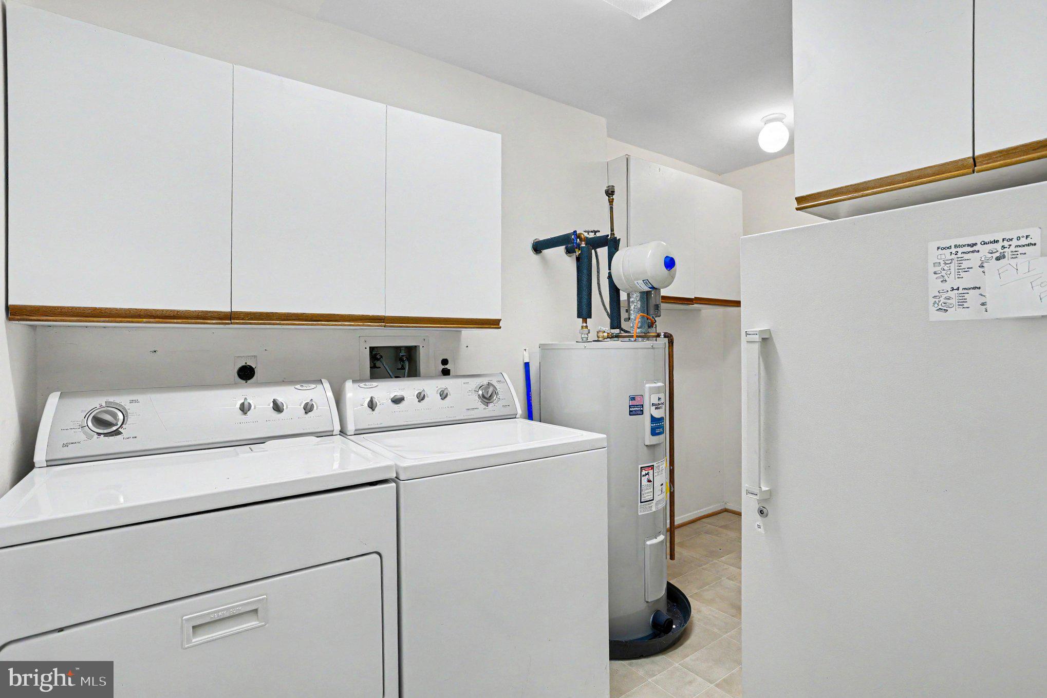3021 Fallstaff Road, Unit 208B Baltimore, MD 21209 - Photo 25 of 25 a view of washer and dryer with kitchen in the background