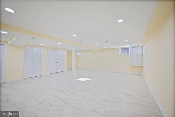 a view of an empty room