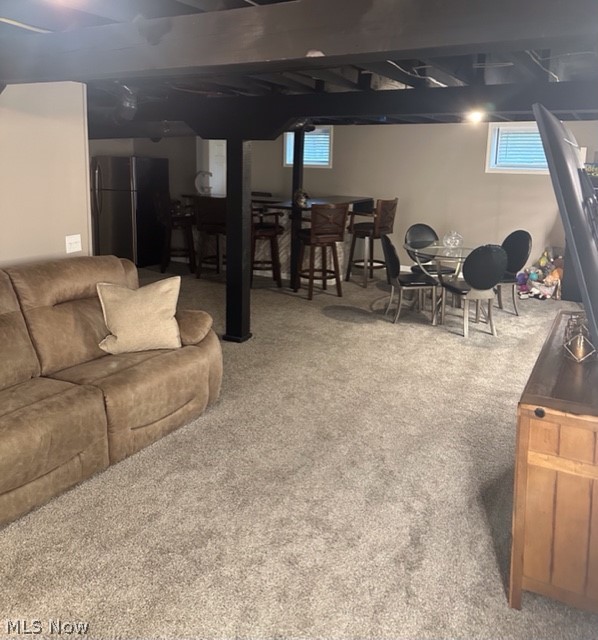 4652 South Turner Road Canfield, OH 44406 - Photo 28 of 28 Living room with a wealth of natural light and carpet