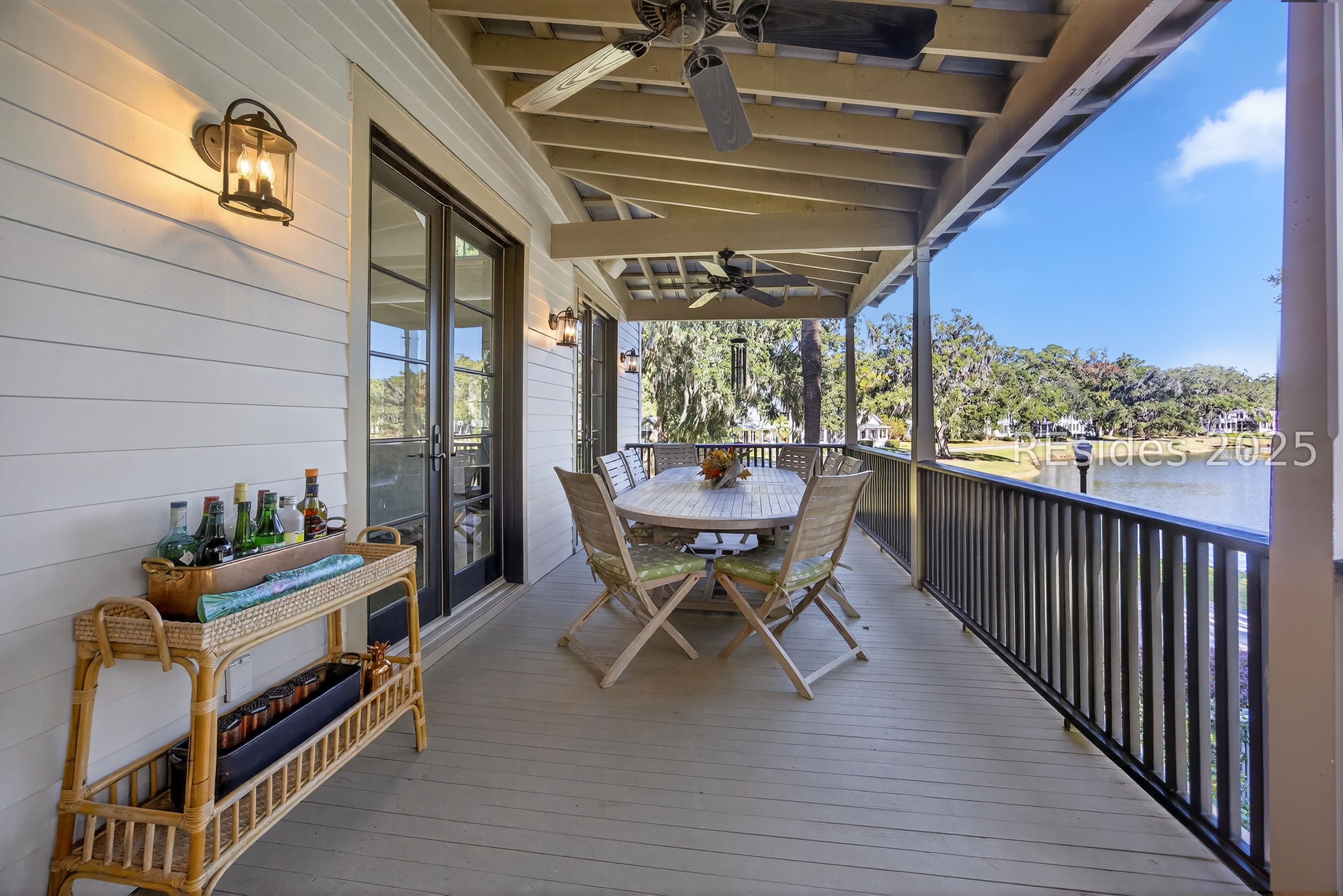 27 Over Dam Beaufort, SC 29906 - Photo 15 of 54 Large covered deck with an incredible view
