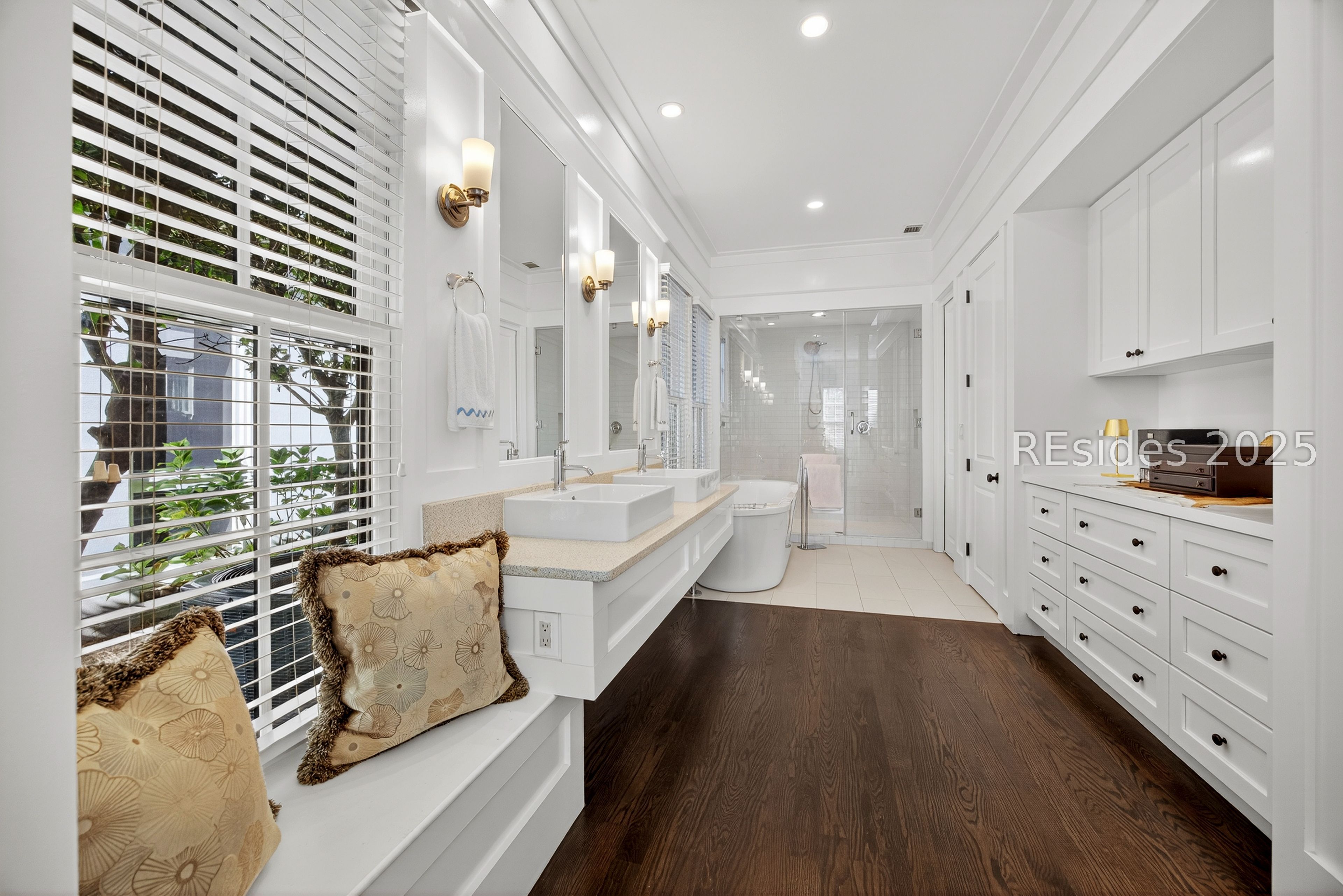 27 Over Dam Beaufort, SC 29906 - Photo 19 of 54 Primary en-suite bath w built-in storage