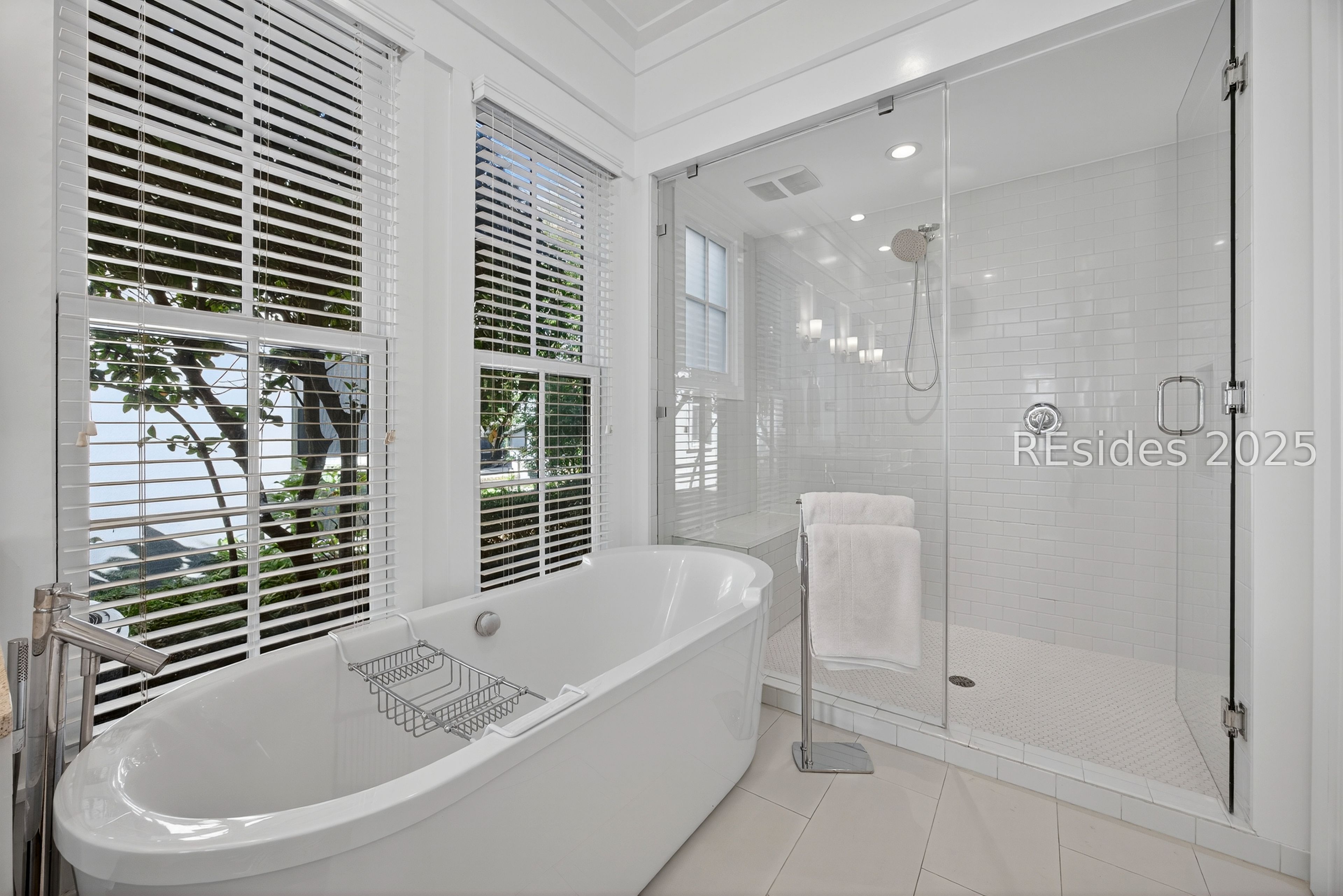 27 Over Dam Beaufort, SC 29906 - Photo 20 of 54 Luxurious soaking tub and walk-in shower
