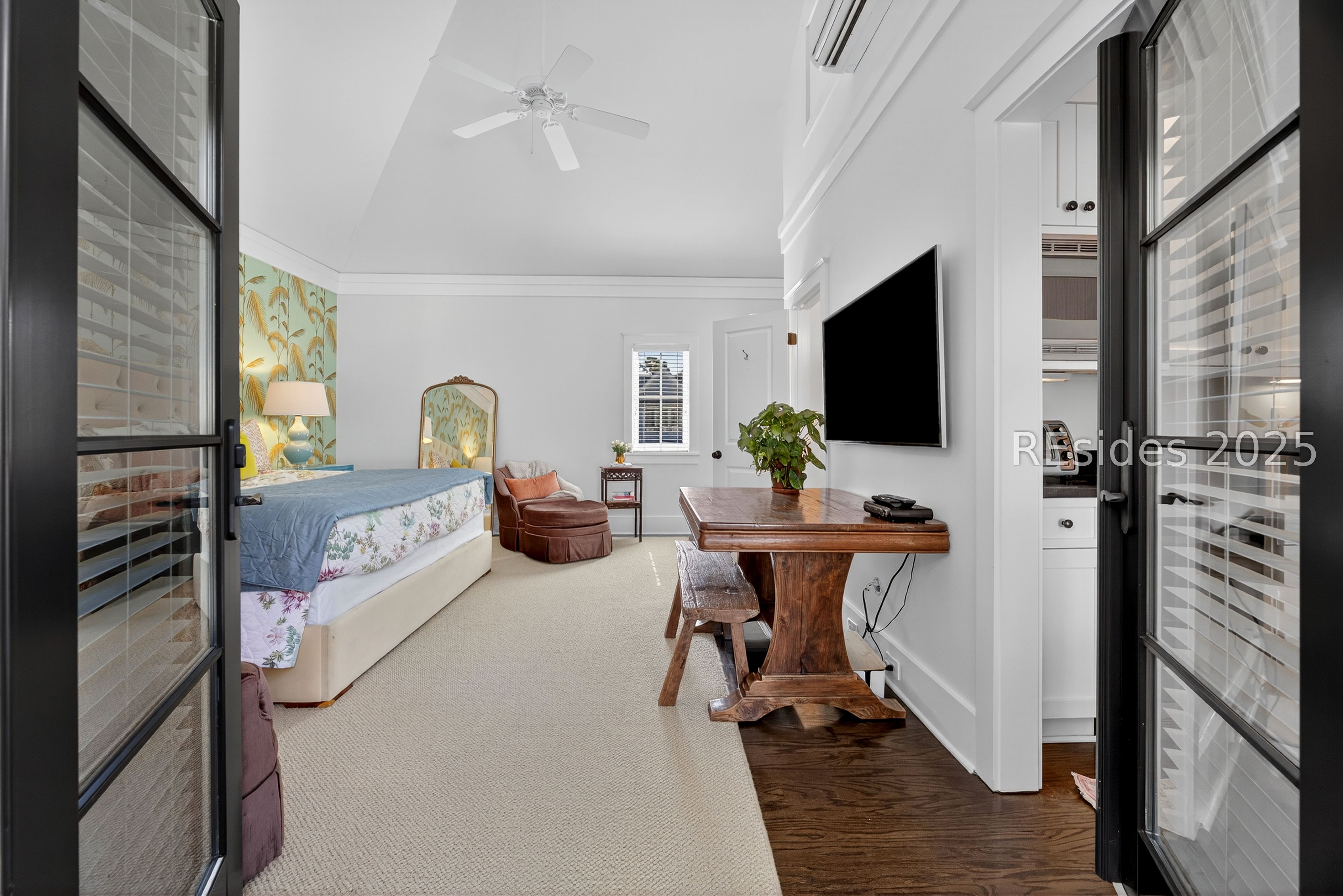 27 Over Dam Beaufort, SC 29906 - Photo 42 of 54 French doors to guest suite Juliet balcony