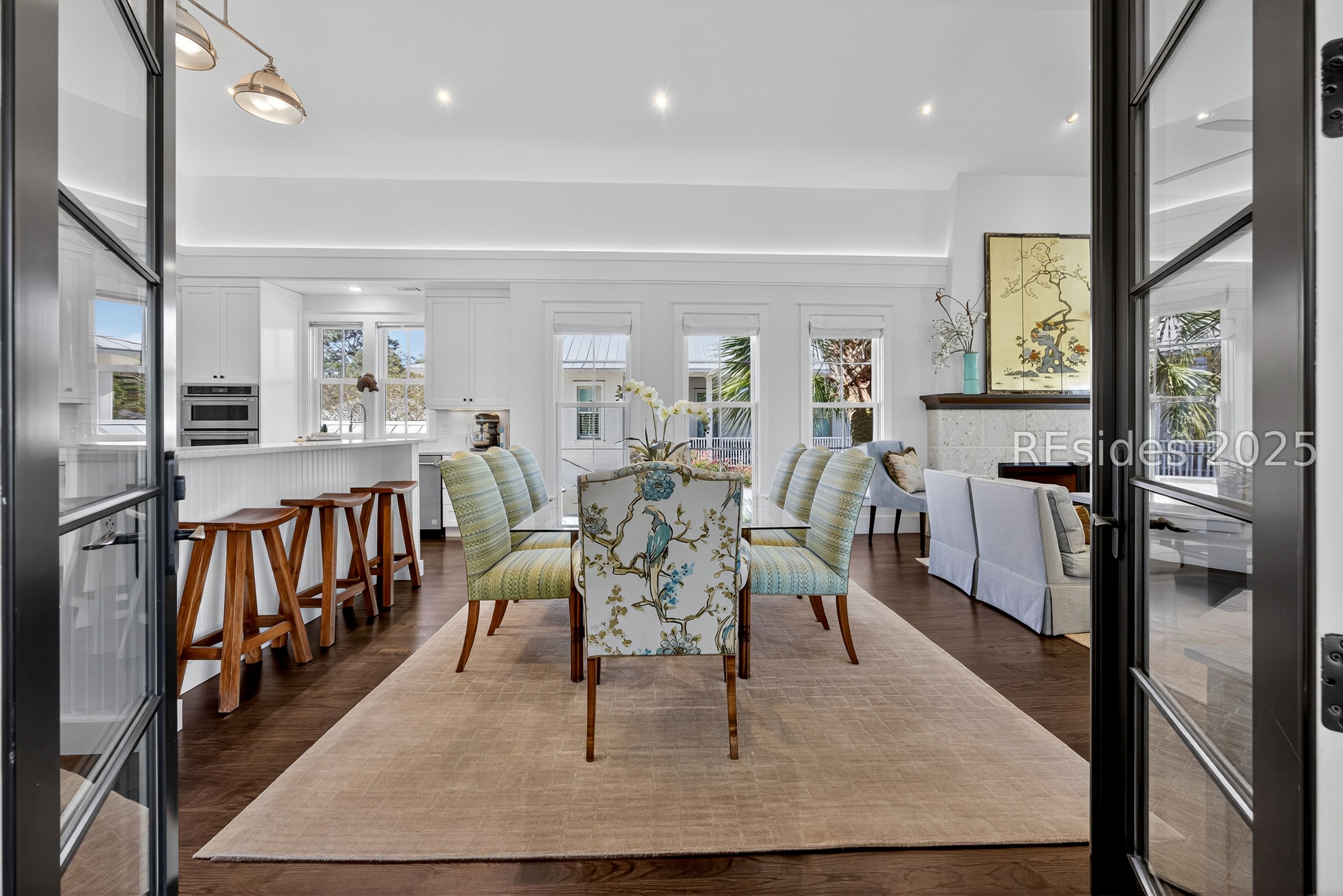 27 Over Dam Beaufort, SC 29906 - Photo 8 of 54 Dining area w/ french doors to deck and the VIEW