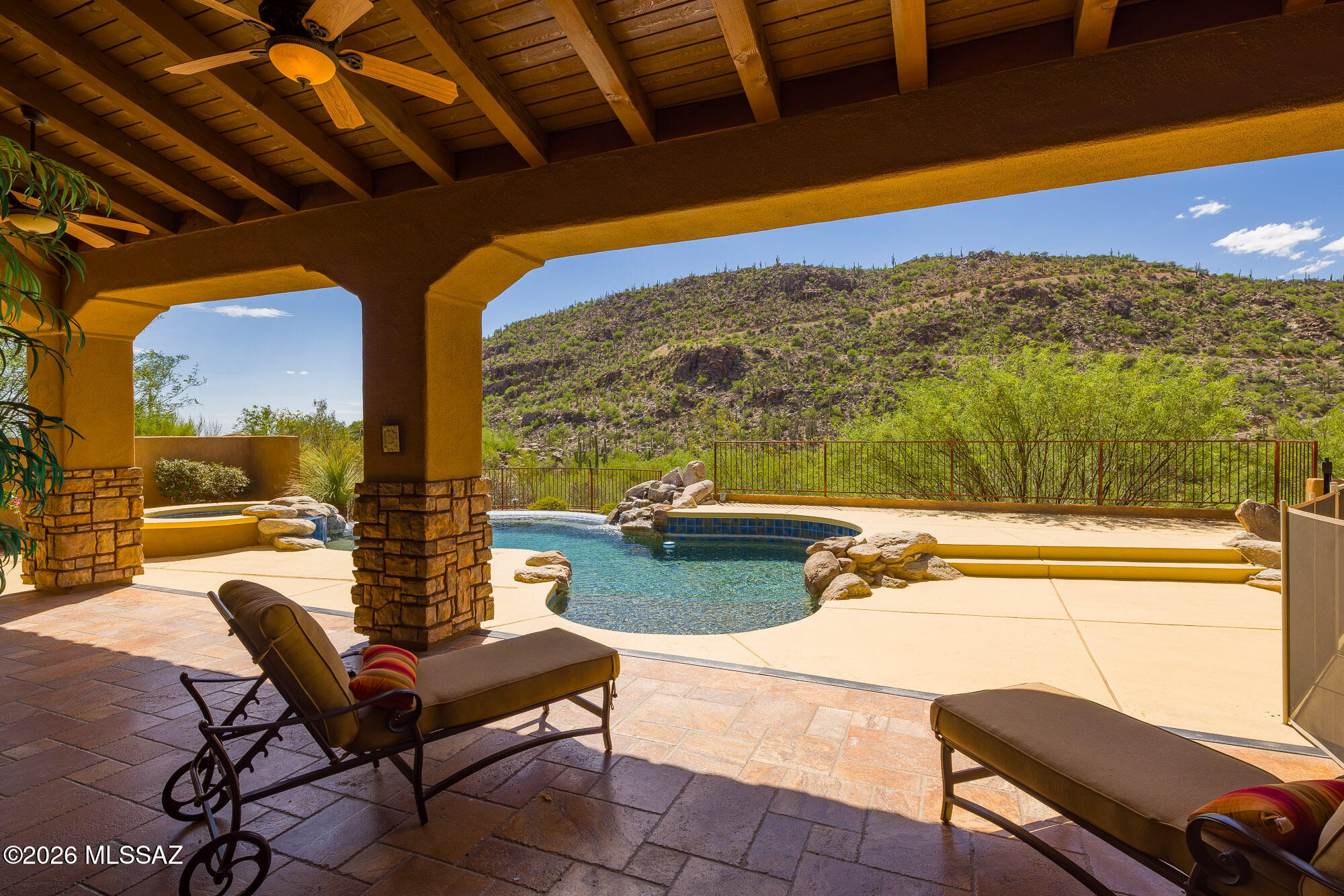 14225 North Rocking Ridge Court Marana, AZ 85658 - Photo 38 of 51 Covered rear patio