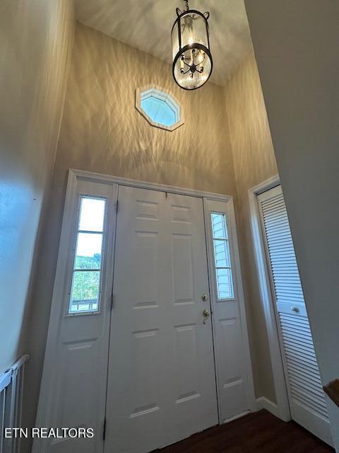 513 Highpoint Road Rose Hill, VA 24281 - Photo 12 of 39 foyer with glowing light