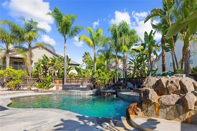 a view of outdoor space with seating area and entertaining space