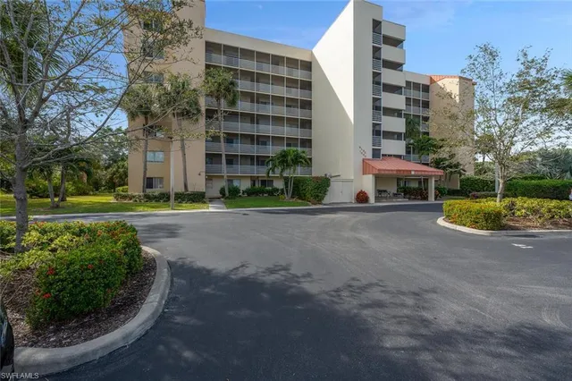 front view of a building with a street