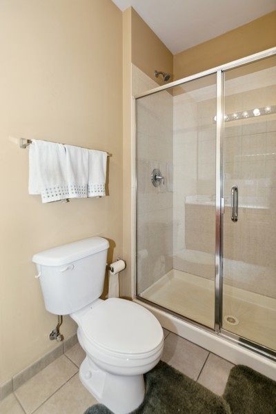 339 Front Street, Unit 2207 Lemont, IL 60439 - Photo 15 of 27 a bathroom with a toilet and a shower