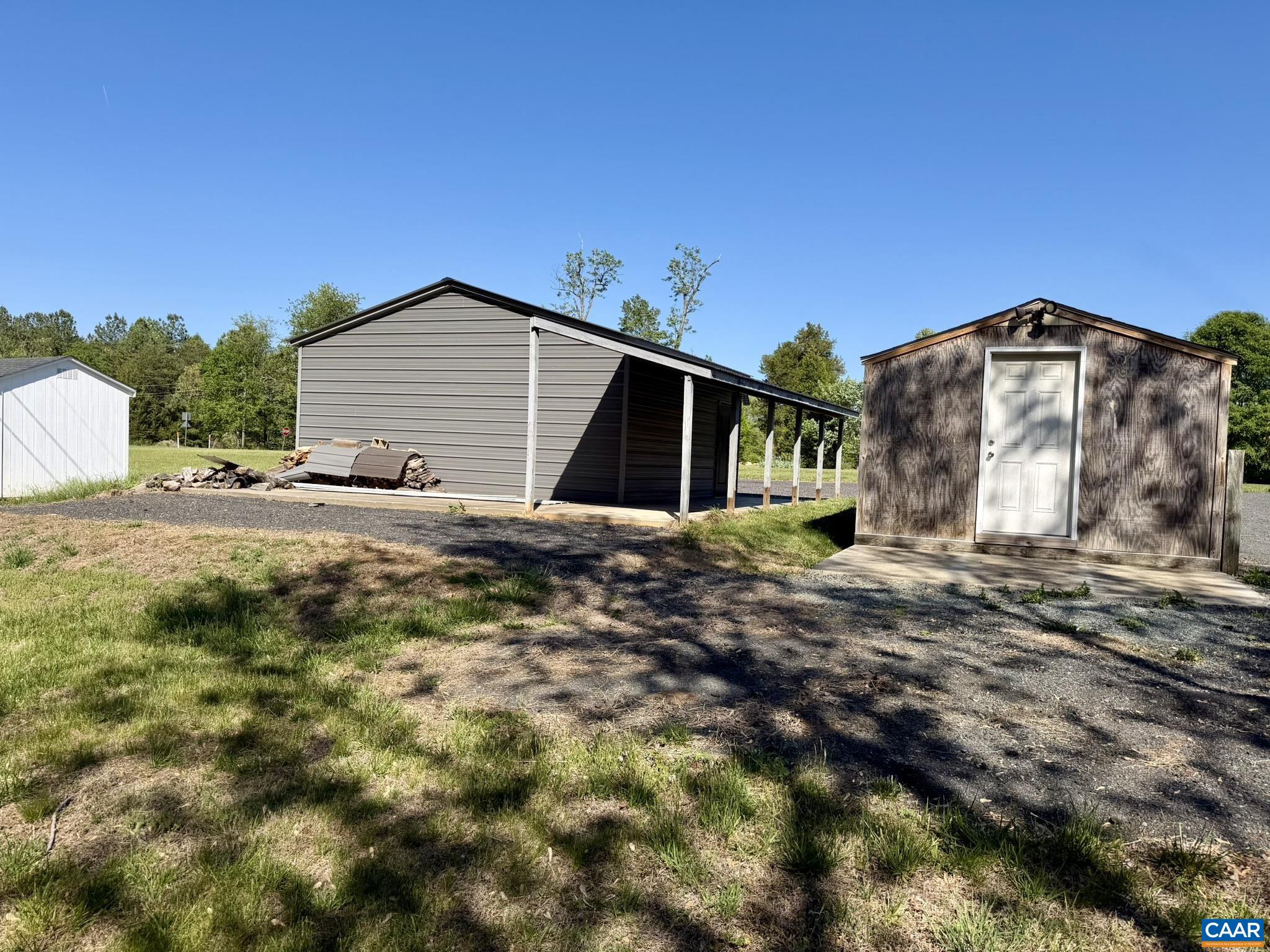 1497 Salem Church Road Palmyra, VA 22963 - Photo 34 of 37 Back Of Shed & Garage