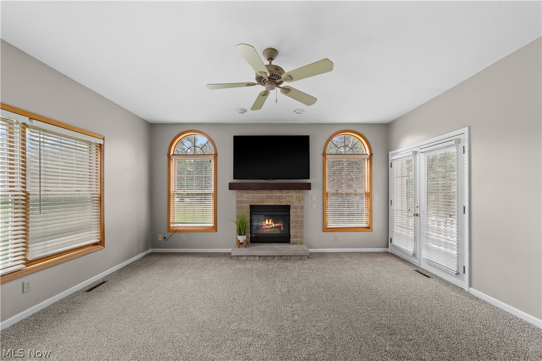 9577 Fair Road Strongsville, OH 44149 - Photo 12 of 50 with french doors that lead to the front balcony