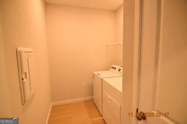 a view of a bathroom with a shower