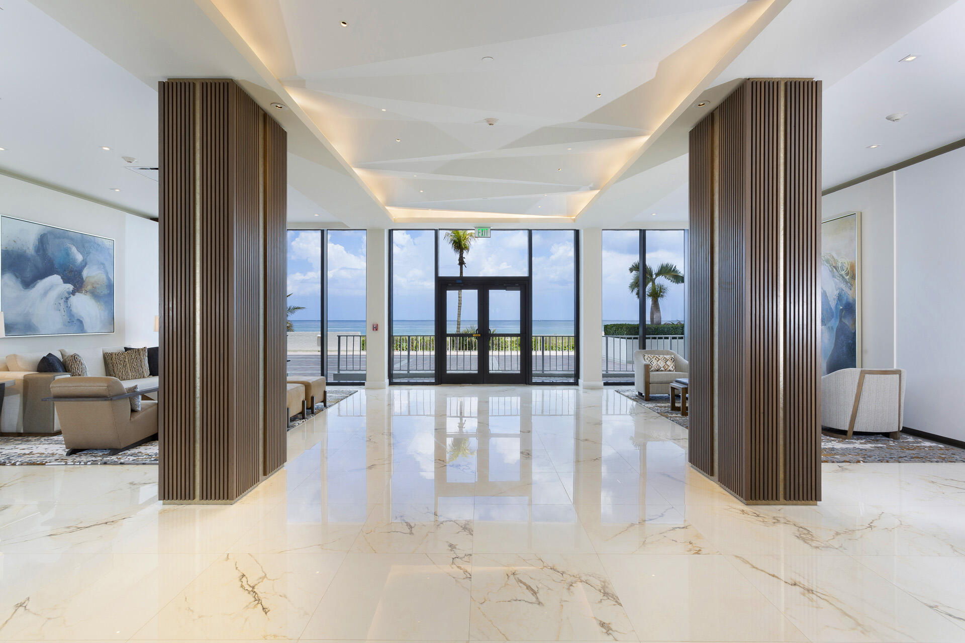 2600 South Ocean Boulevard, Unit 19E Boca Raton, FL 33432 - Photo 32 of 53 a view of a livingroom with furniture and windows
