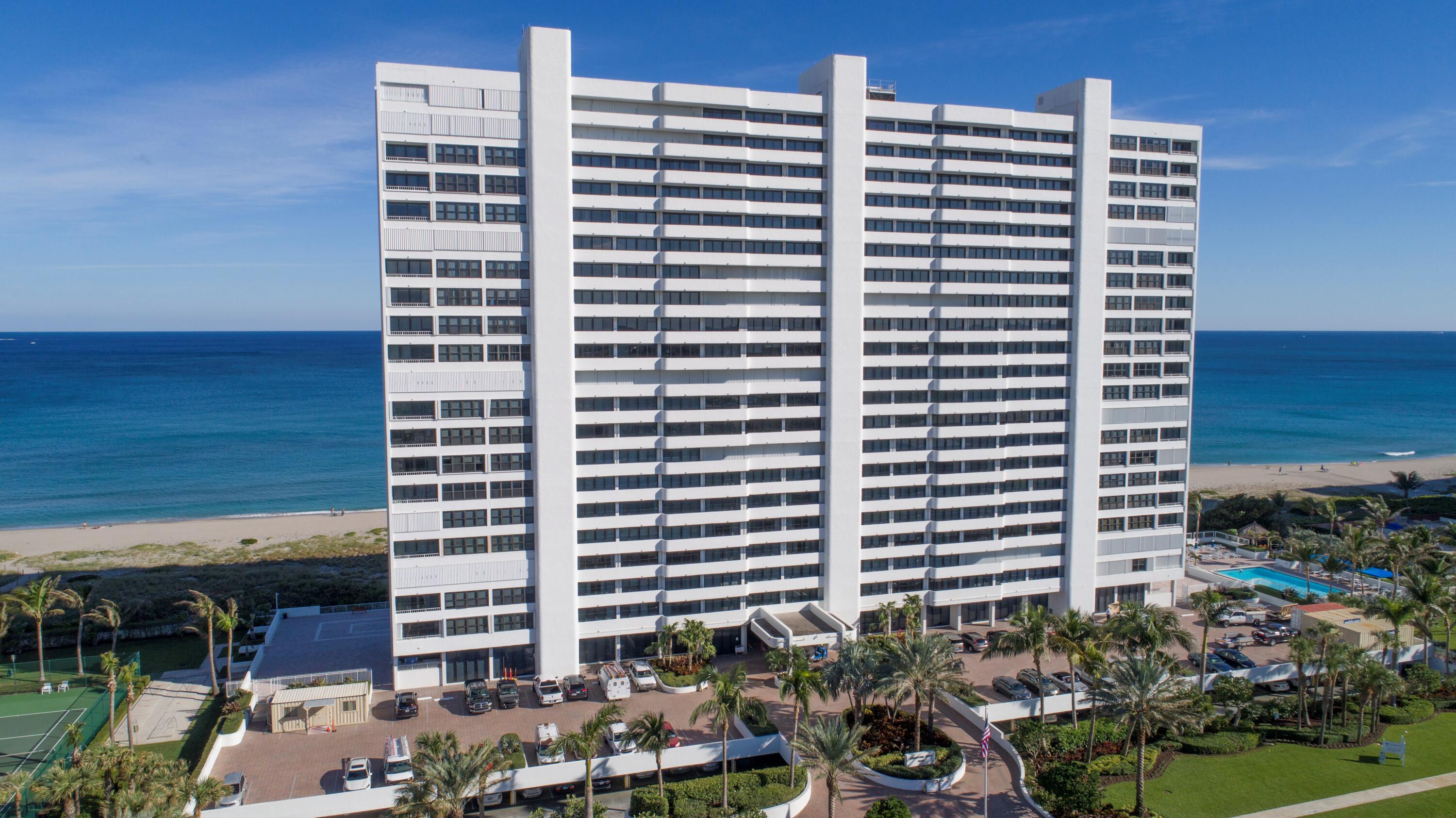 2600 South Ocean Boulevard, Unit 19E Boca Raton, FL 33432 - Photo 51 of 53 a view of a building with potted plants