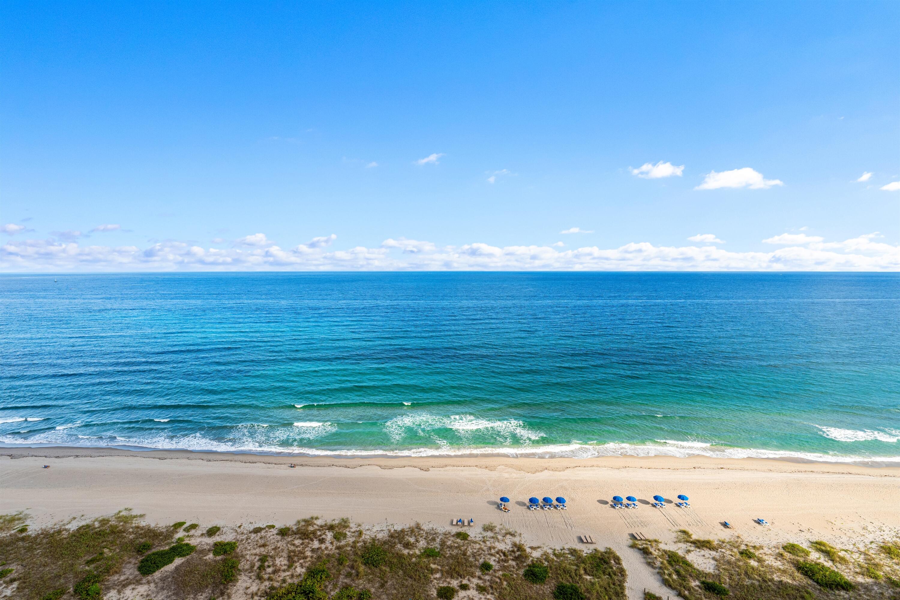 2600 South Ocean Boulevard, Unit 19E Boca Raton, FL 33432 - Photo 9 of 53 a view of an ocean and beach