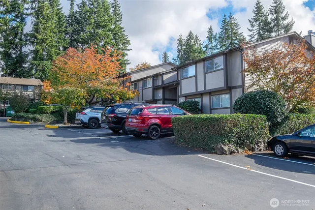 a car parked in front of a house