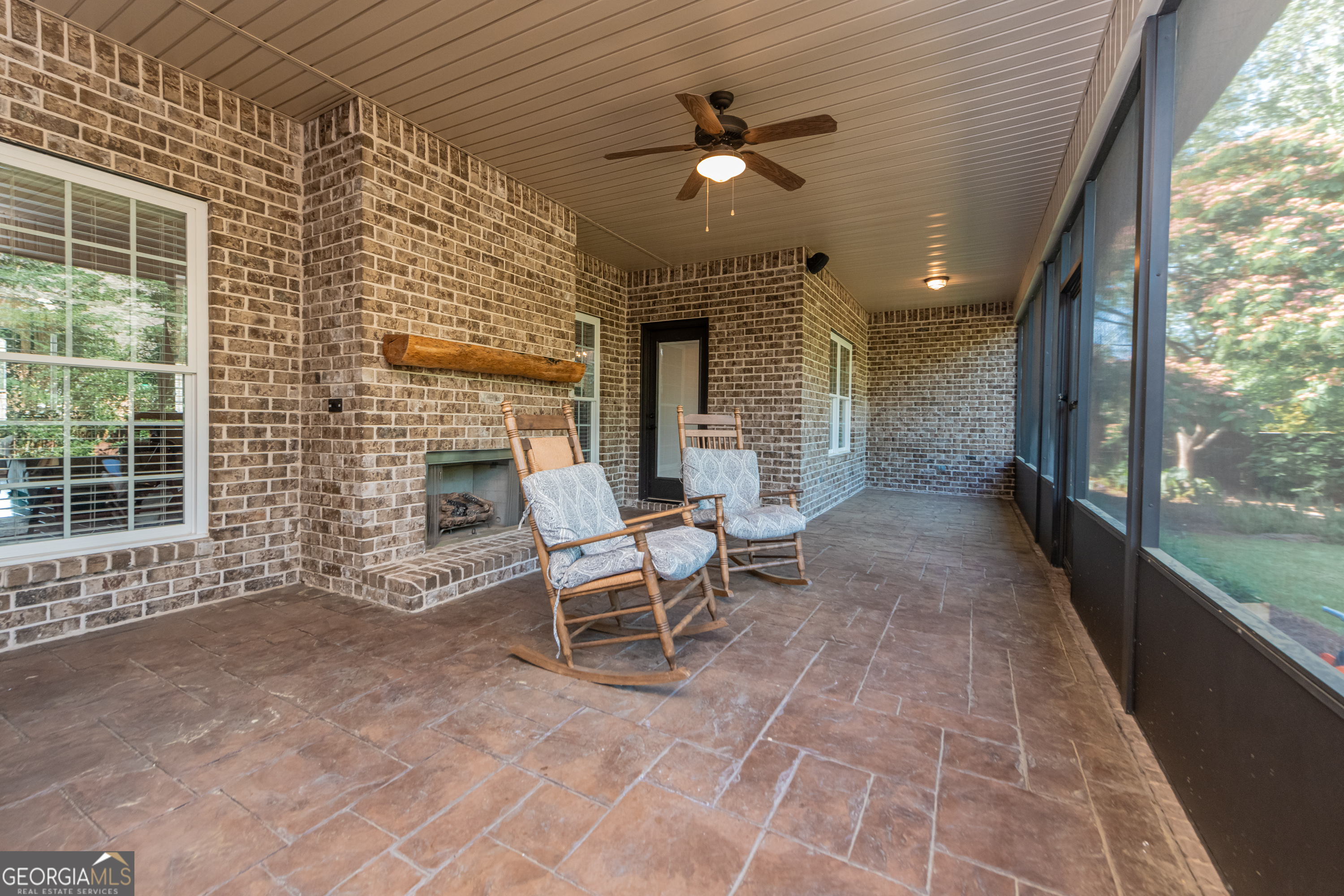 405 Old Bridge Road Warner Robins, GA 31088 - Photo 49 of 55 a view of a porch with furniture and a yard