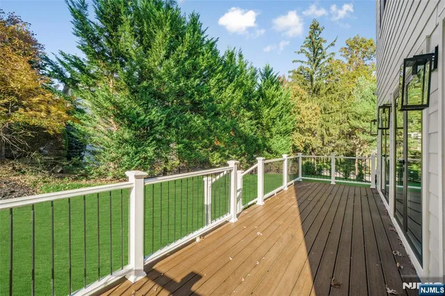 a view of a tree in a yard