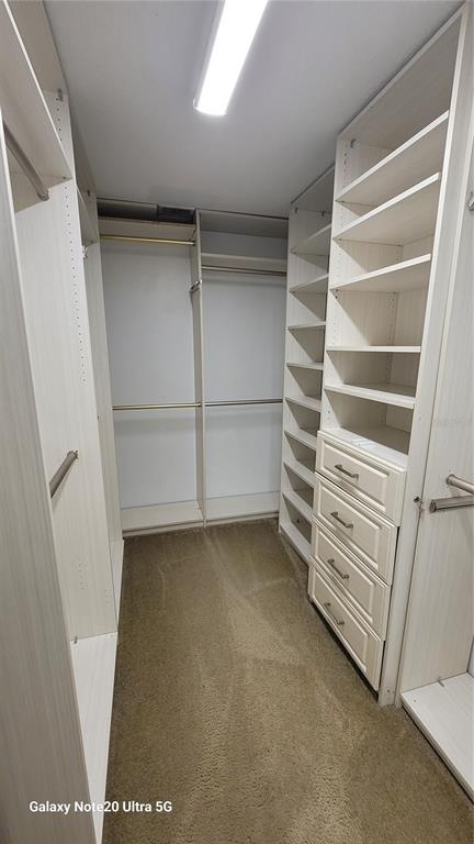 11028 Versailles Boulevard Clermont, FL 34711 - Photo 11 of 21 a view of walk in closet with empty racks