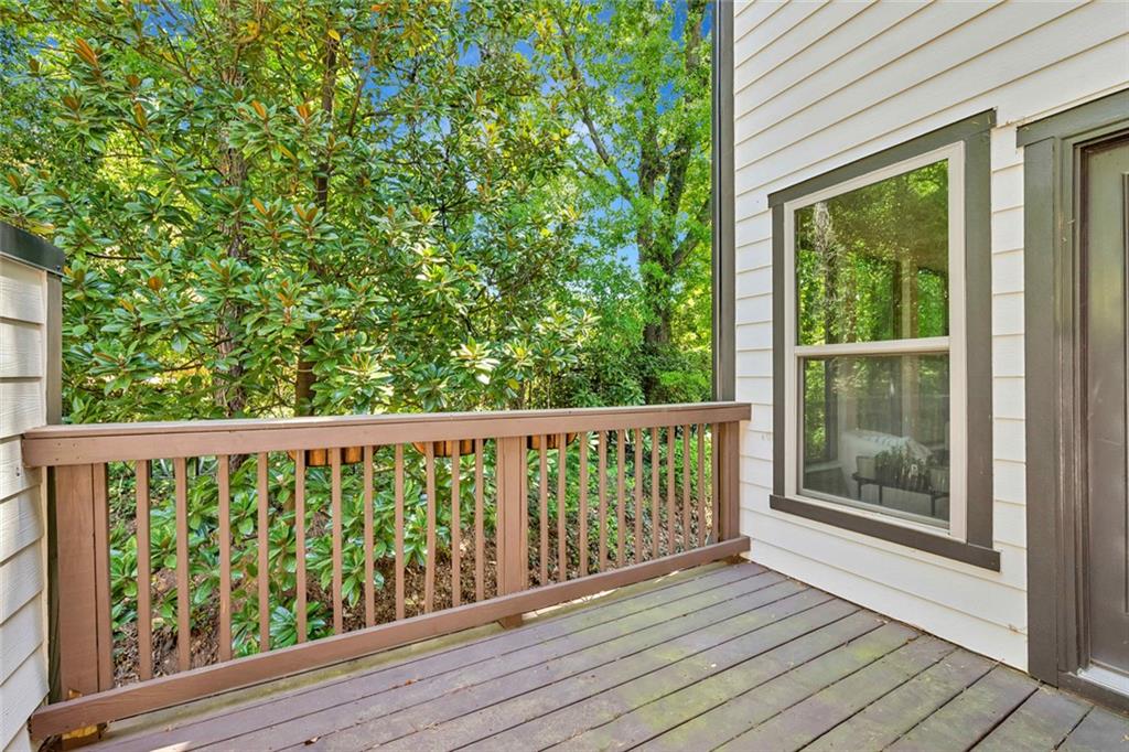 1332 Stanley Park Drive Decatur, GA 30033 - Photo 33 of 75 a view of balcony with wooden floor