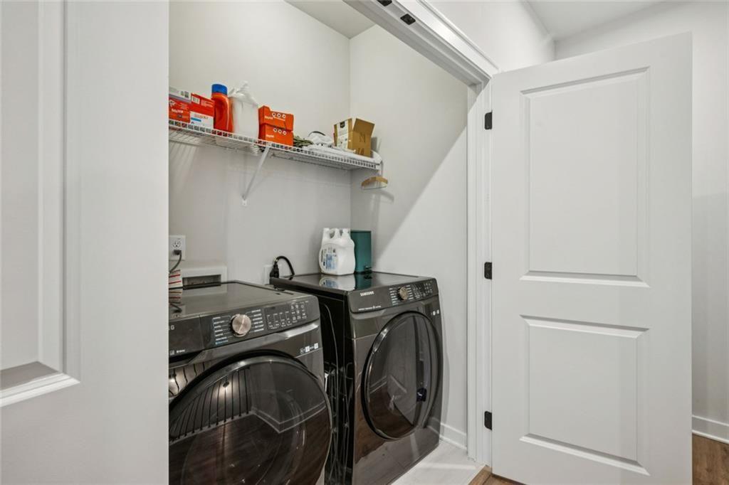 1332 Stanley Park Drive Decatur, GA 30033 - Photo 40 of 75 a utility room with dryer and washer
