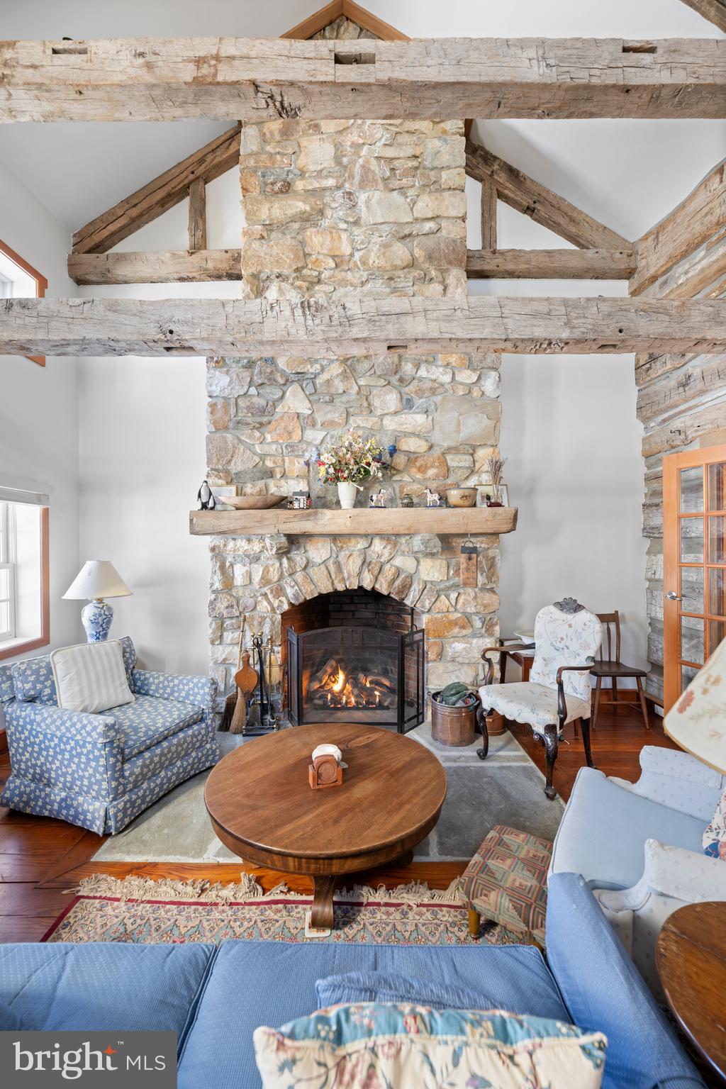 500 Bartram Road Kennett Square, PA 19348 - Photo 17 of 70 Floor to Ceiling Stone Fireplace