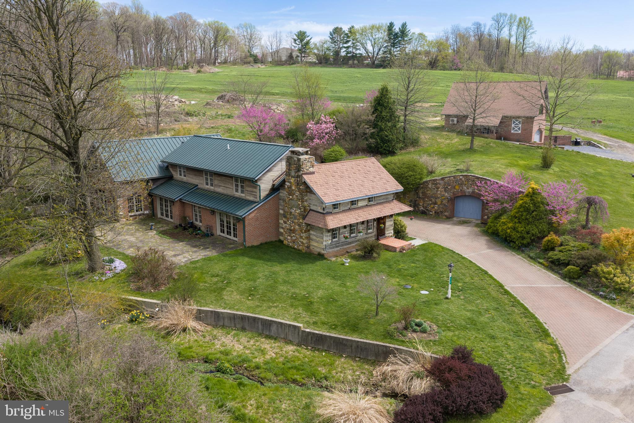 500 Bartram Road Kennett Square, PA 19348 - Photo 5 of 70 Main House with Office/Guest House Beyond