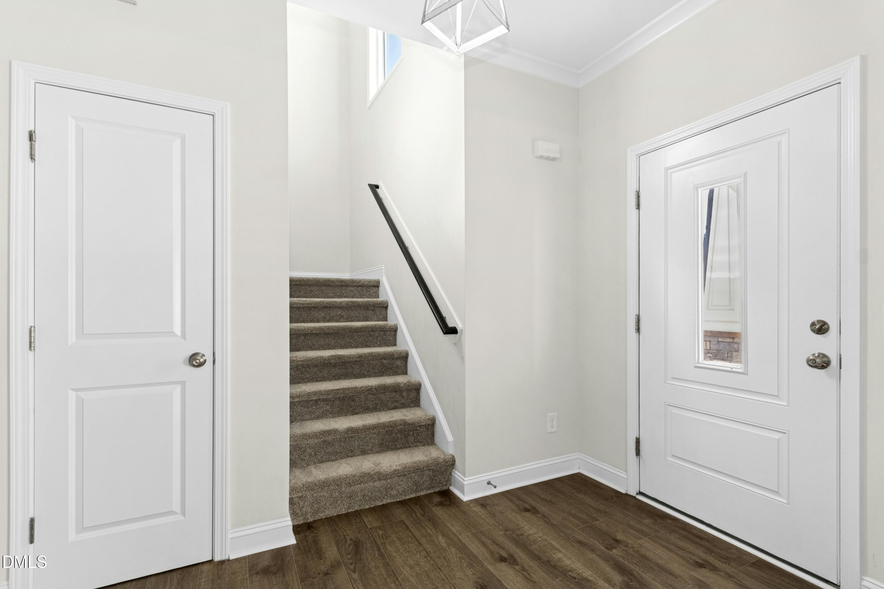 601 Joseph Alexander Drive Fuquay-Varina, NC 27526 - Photo 3 of 39 a view of entryway with wooden floor