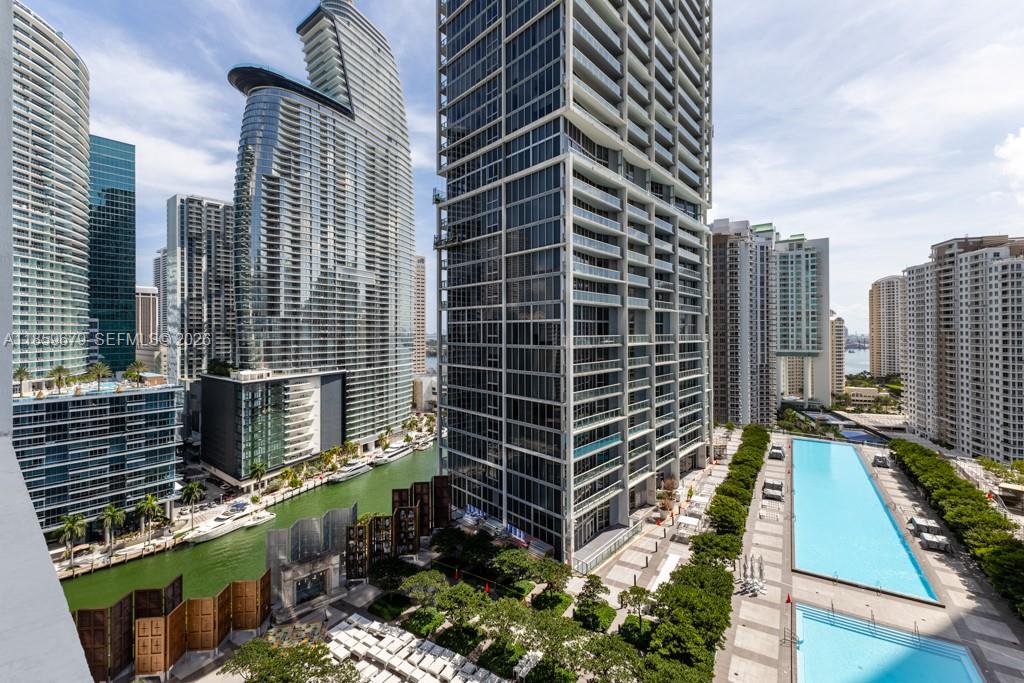 485 Brickell Avenue, Unit 2210 Miami, FL 33131 - Photo 32 of 71 a view of a city with tall buildings