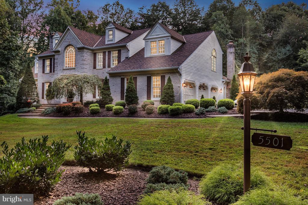 Drive along a meandering stream upto this home