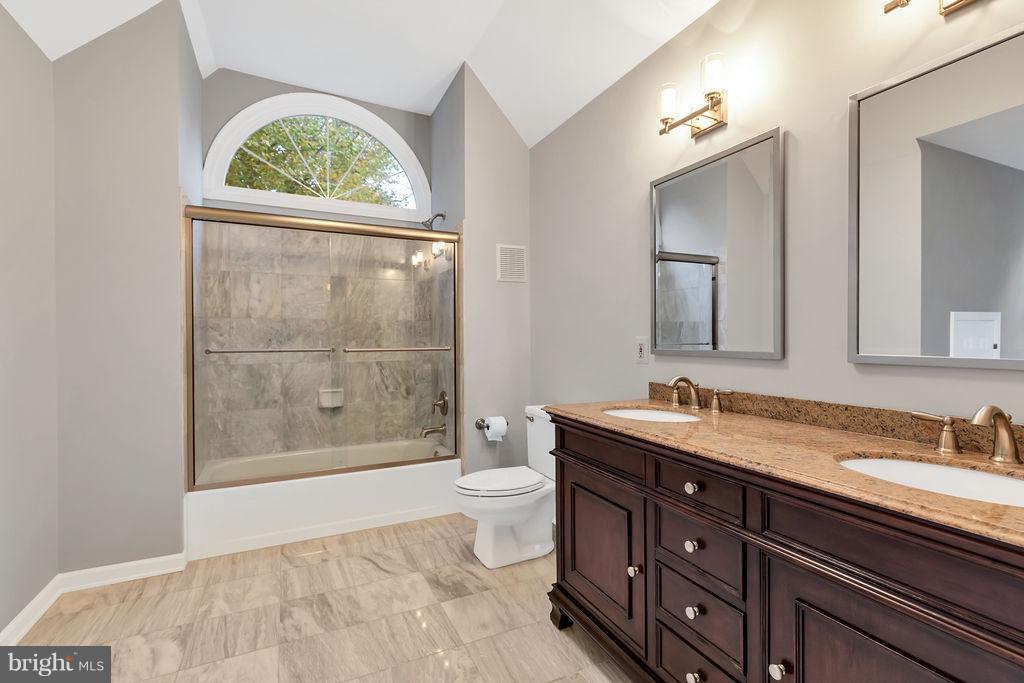 5501 West Ridge View Drive Fairfax, VA 22030 - Photo 22 of 30 Tastefully upgraded bathroom with double vanity