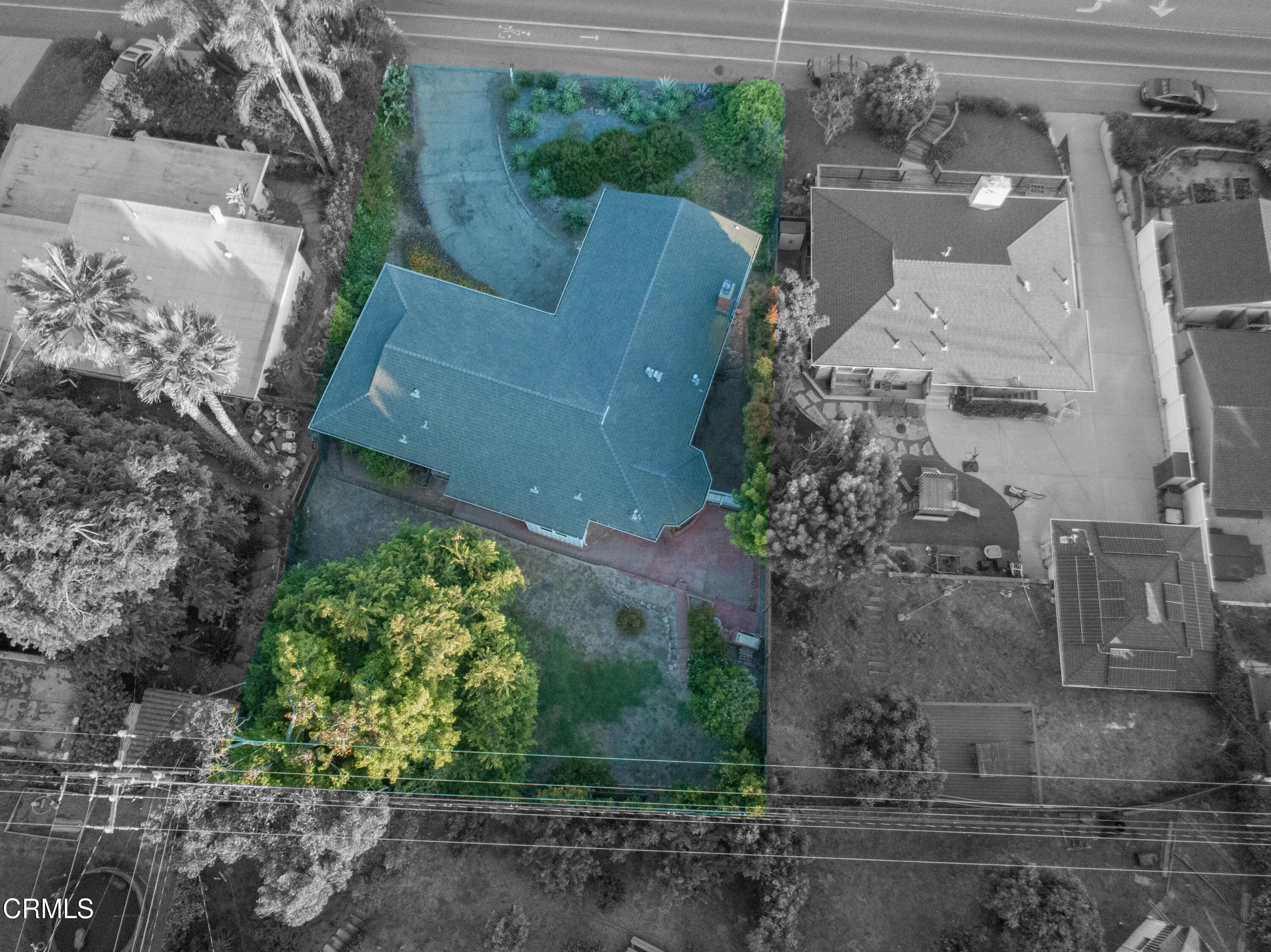2971 Foothill Road Ventura, CA 93003 - Photo 23 of 25 a view of a house with a yard