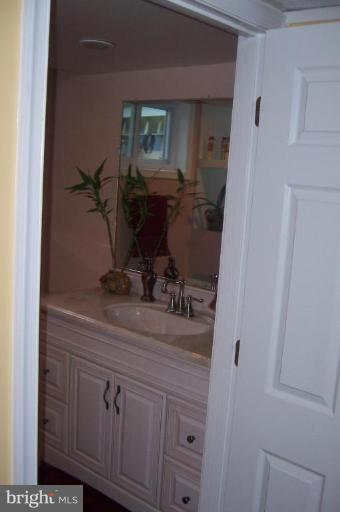 10212 Portland Road Silver Spring, MD 20901 - Photo 11 of 13 a bathroom with a sink and mirror
